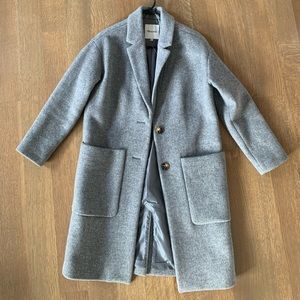 Madewell gray Elmcourt wool coat